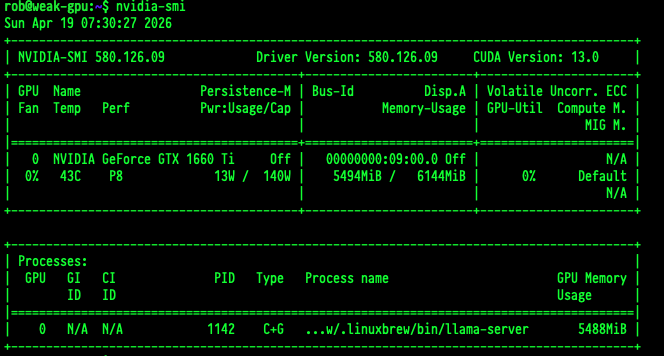 nvidia-smi